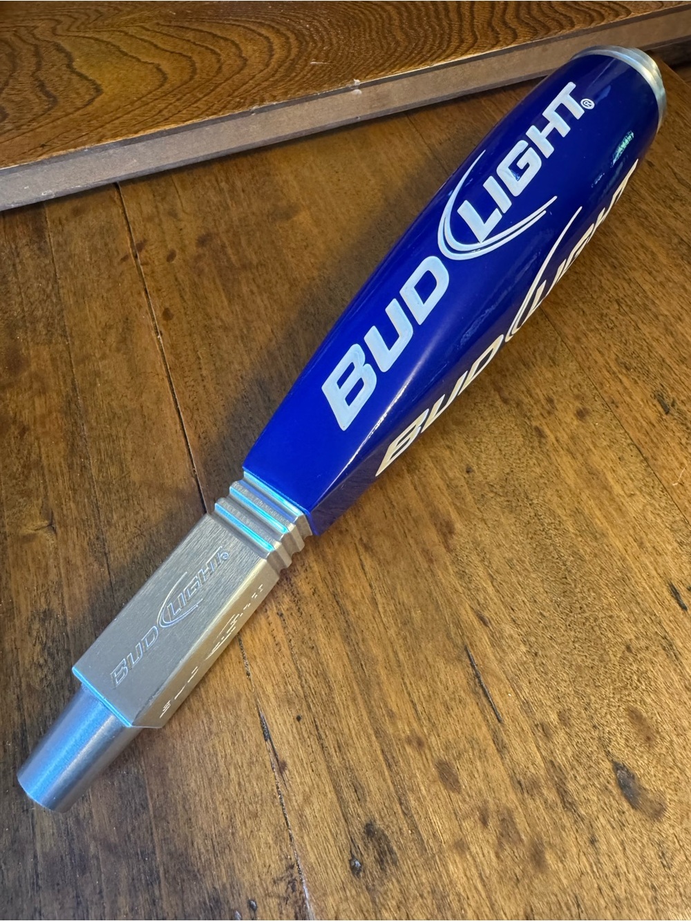 Like new Bud Light Branded Tap Handle in Deep Blue